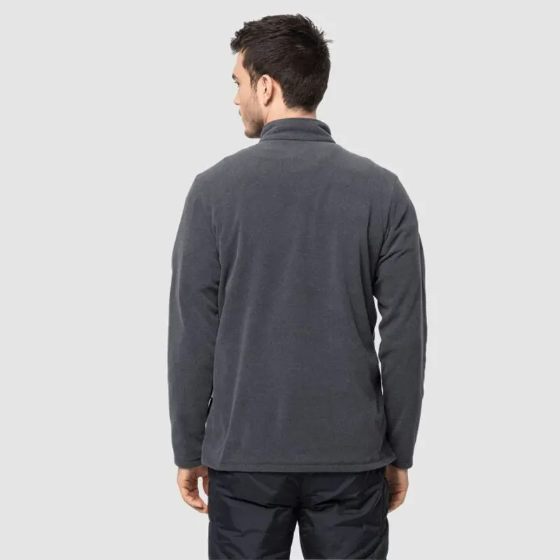 Jack Wolfskin Gecko Fleece Mens in Ebony-1